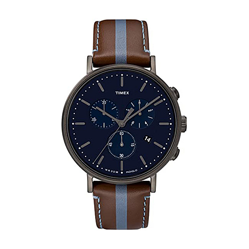 Buy Fairfield Chronograph 41mm Leather Strap Online La Rue Cambodia